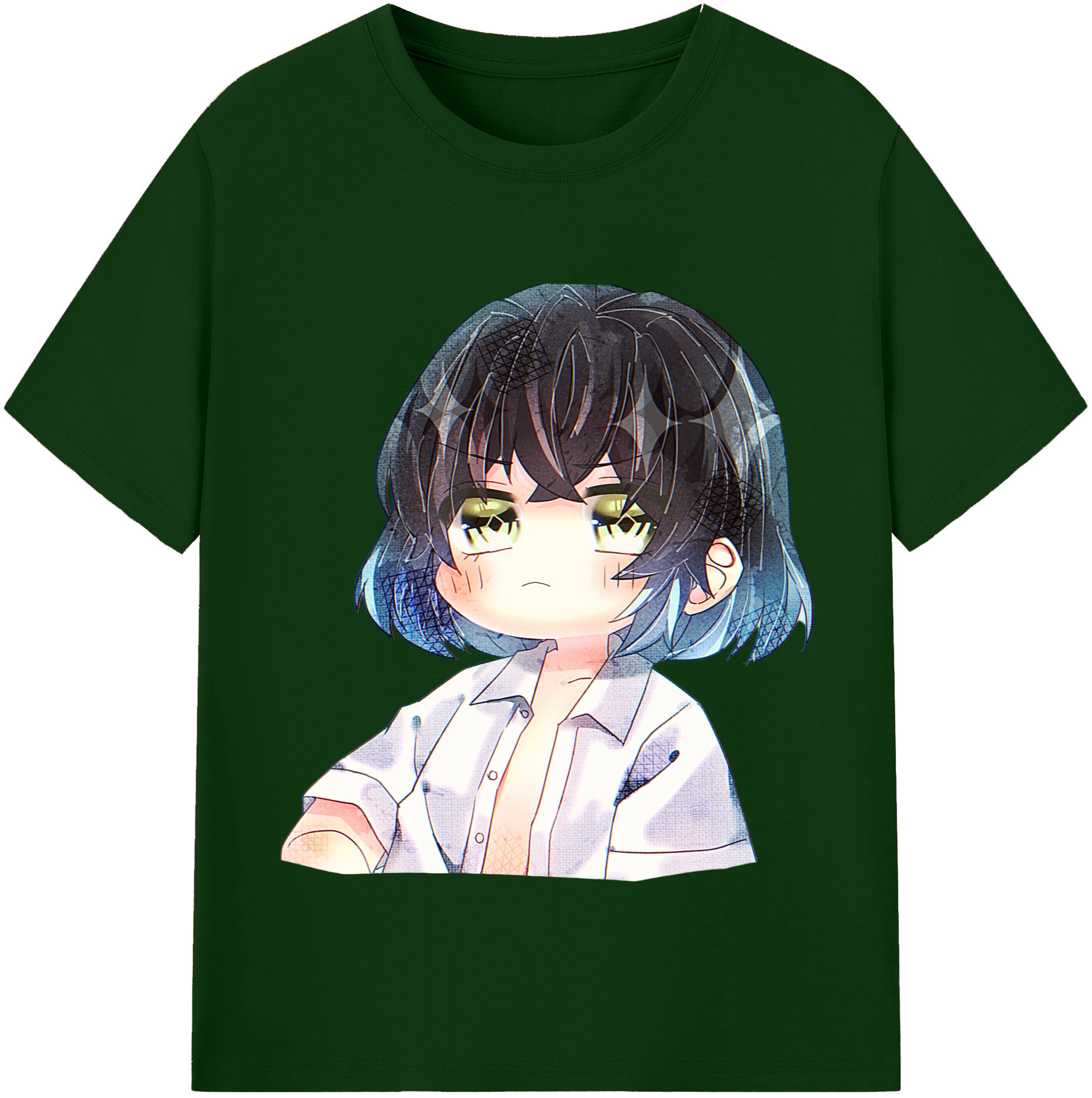 （画像用） 鬼滅の刃（きめつのやいば）嘴平 伊之助／はしびら いのすけ Hashibira Inosuke 綿100％半袖Tシャツ（フロントプリント）